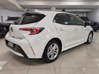 2021 Toyota Corolla ZWE211R Ascent Sport E-CVT Hybrid White 1 Speed Constant Variable Hatchback