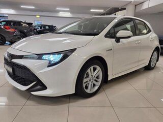 2021 Toyota Corolla ZWE211R Ascent Sport E-CVT Hybrid White 1 Speed Constant Variable Hatchback