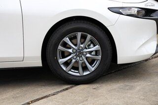 2026 Mazda 3 BP2H7A G20 SKYACTIV-Drive Pure Snowflake White Pearl 6 Speed Sports Automatic Hatchback