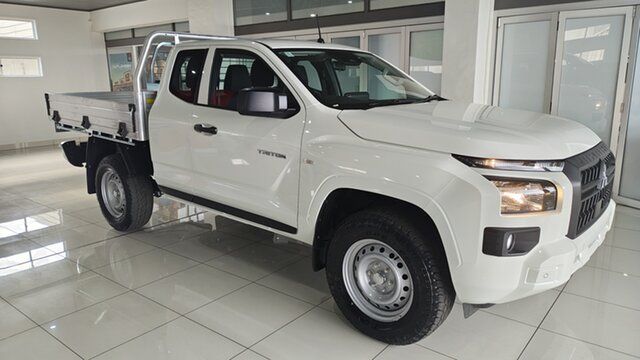 New Mitsubishi Triton MV MY26 GLX Club Cab 4X4 Bundaberg, 2026 Mitsubishi Triton MV MY26 GLX Club Cab 4X4 White 6 Speed Sports Automatic Cab Chassis