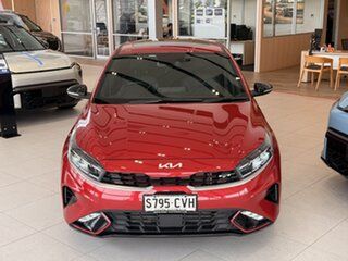 2023 Kia Cerato BD MY24 GT DCT Red 7 Speed Sports Automatic Dual Clutch Hatchback.