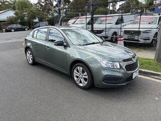 2015 Holden Cruze Equipe Grey Green Automatic Hatchback.