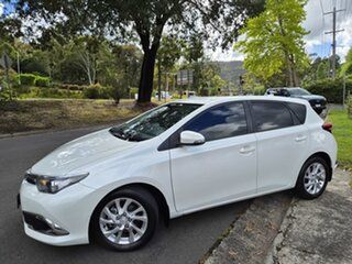 2015 Toyota Corolla ZRE182R Ascent Sport Crystal White Pearl 6 Speed Manual Hatchback.