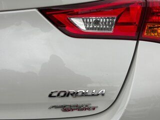 2015 Toyota Corolla ZRE182R Ascent Sport White 6 Speed Manual Hatchback