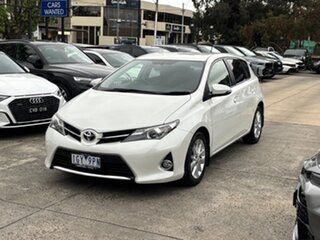 2015 Toyota Corolla ZRE182R Ascent Sport White 6 Speed Manual Hatchback.
