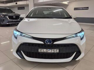 2021 Toyota Corolla ZWE211R Ascent Sport E-CVT Hybrid White 1 Speed Constant Variable Hatchback