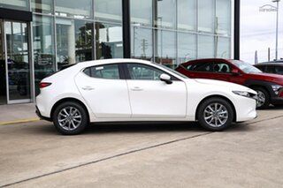 2026 Mazda 3 BP2H7A G20 SKYACTIV-Drive Pure Snowflake White Pearl 6 Speed Sports Automatic Hatchback.