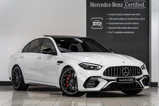2025 Mercedes-Benz C-Class W206 806MY C63 AMG SPEEDSHIFT MCT 4MATIC+ S E Performance White 9 Speed.