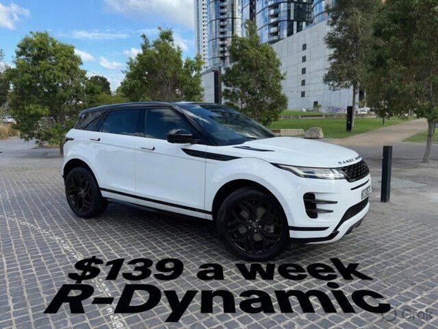 Used Land Rover Range Rover Evoque L551 20.25MY R-Dynamic SE South Melbourne, 2019 Land Rover Range Rover Evoque L551 20.25MY R-Dynamic SE White 9 Speed Sports Automatic Wagon