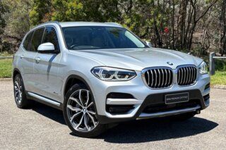 2018 BMW X3 G01 xDrive30d Steptronic Glacier Silver 8 Speed Automatic Wagon.