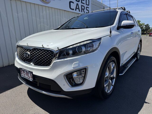 Used Kia Sorento UM MY17 Platinum AWD Bundaberg, 2017 Kia Sorento UM MY17 Platinum AWD White 6 Speed Sports Automatic Wagon