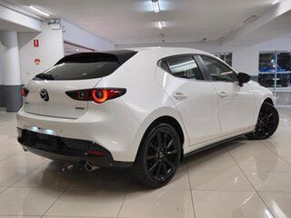 2024 Mazda 3 BP2HLA G25 SKYACTIV-Drive Evolve SP White 6 Speed Sports Automatic Hatchback.