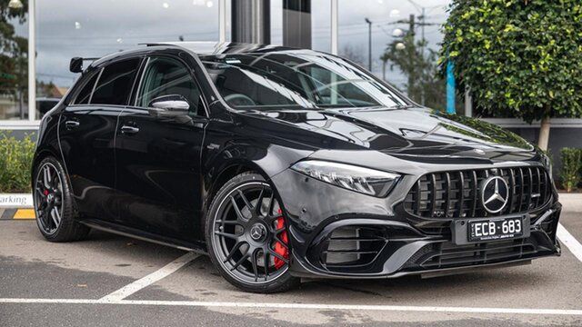 Demo Mercedes-Benz A-Class W177 806MY A45 AMG S SPEEDSHIFT DCT 4MATIC+ Edition R+ Wishart, 2025 Mercedes-Benz A-Class W177 806MY A45 AMG S SPEEDSHIFT DCT 4MATIC+ Edition R+ Black 8 Speed