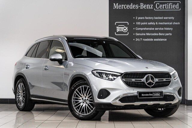 Used Mercedes-Benz GLC-Class X254 805+055MY GLC200 9G-TRONIC 4MATIC Keysborough, 2025 Mercedes-Benz GLC-Class X254 805+055MY GLC200 9G-TRONIC 4MATIC Silver 9 Speed Sports Automatic