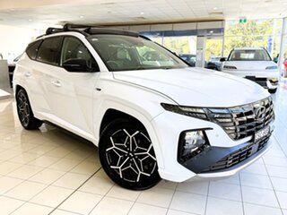 2022 Hyundai Tucson NX4.V1 MY22 Highlander N Line (AWD) White 8 Speed Automatic Wagon.