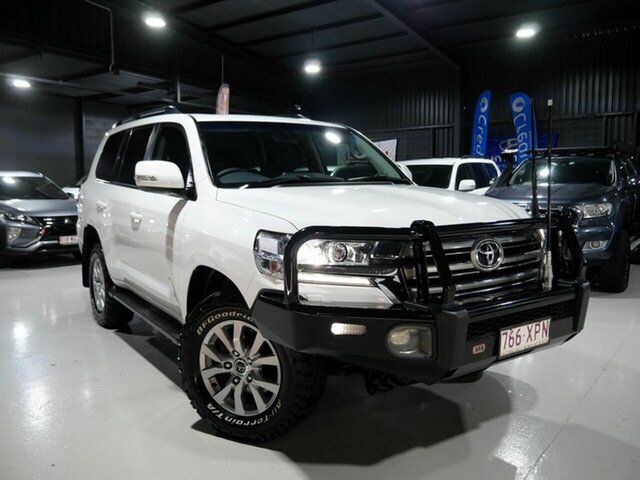 Used Toyota Landcruiser VDJ200R VX Capalaba, 2017 Toyota Landcruiser VDJ200R VX White 6 Speed Sports Automatic Wagon