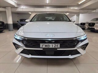 2024 Hyundai i30 CN7.V2 MY25 Elite White 1 Speed Constant Variable Sedan