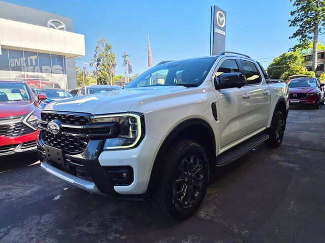 Used Ford Ranger PY 2022MY Wildtrak Waitara, 2023 Ford Ranger PY 2022MY Wildtrak White 10 Speed Sports Automatic Dual Cab