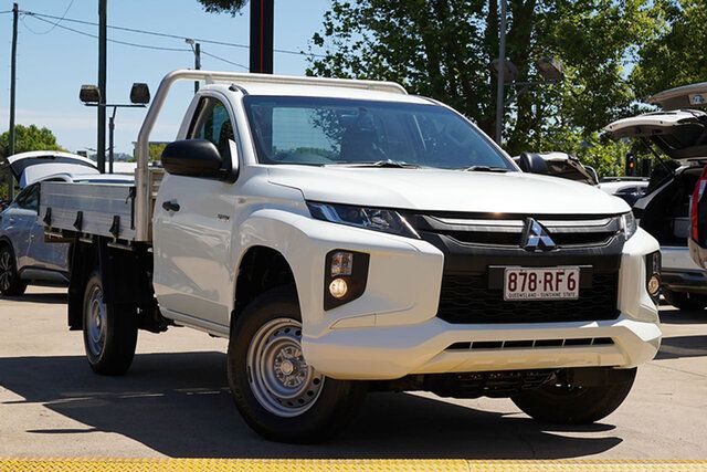 Used Mitsubishi Triton MR MY22 GLX 4x2 Toowoomba, 2022 Mitsubishi Triton MR MY22 GLX 4x2 White 5 Speed Manual Cab Chassis