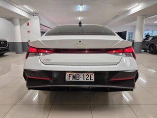 2024 Hyundai i30 CN7.V2 MY25 Elite White 1 Speed Constant Variable Sedan