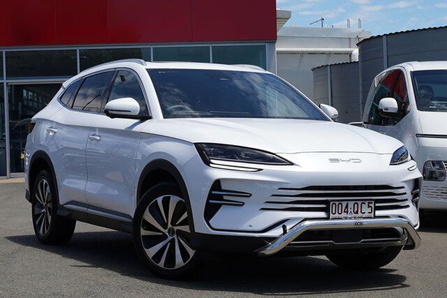 Used BYD Sealion 6 MY25 Premium AWD Extended Range Toowoomba, 2025 BYD Sealion 6 MY25 Premium AWD Extended Range White 1 Speed Automatic Wagon