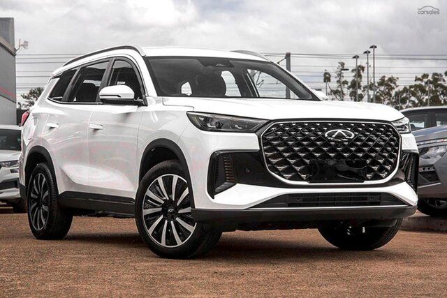 New Chery Tiggo 8 PRO MAX T31 MY26 Super Hybrid DHT Urban Belconnen, 2026 Chery Tiggo 8 PRO MAX T31 MY26 Super Hybrid DHT Urban White 1 Speed Constant Variable Wagon