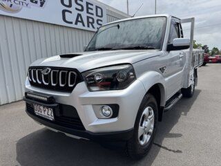 2021 Mahindra Pik-Up MY21 S6+ 4x2 Silver 6 Speed Manual Traytop.