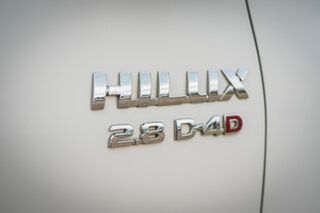 2020 Toyota Hilux GUN126R SR Double Cab White 6 Speed Sports Automatic Cab Chassis