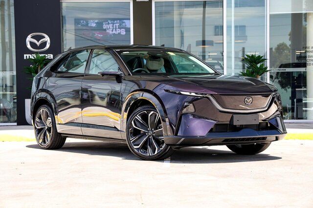 New Mazda CX-6E GR E35 Azami Kirrawee, 2026 Mazda CX-6E GR E35 Azami Nightfall Violet / Jet Black 1 Speed Reduction Gear Wagon