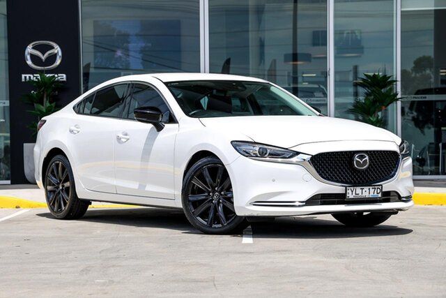 Used Mazda 6 GL1033 GT SP SKYACTIV-Drive Kirrawee, 2022 Mazda 6 GL1033 GT SP SKYACTIV-Drive White 6 Speed Sports Automatic Sedan