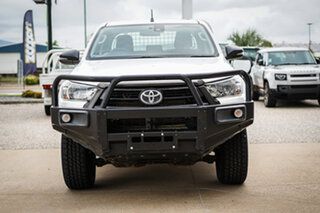 2020 Toyota Hilux GUN126R SR Double Cab White 6 Speed Sports Automatic Cab Chassis