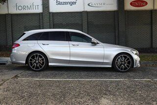 2019 Mercedes-Benz C-Class S205 809MY C300 Estate 9G-Tronic Silver 9 Speed Sports Automatic Wagon.