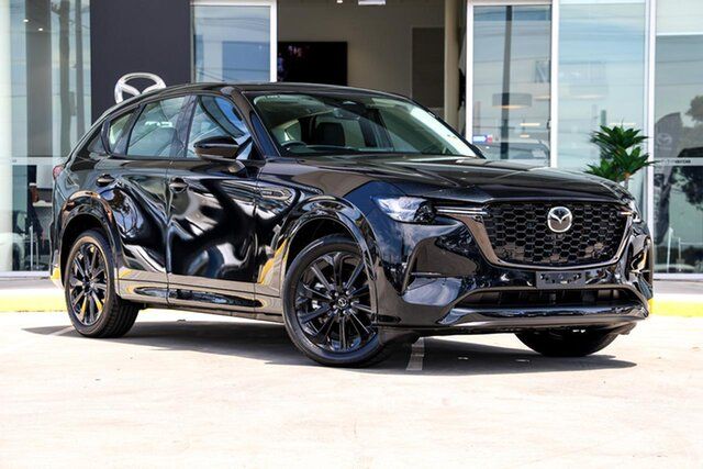 New Mazda CX-60 KH0HD G40e Skyactiv-Drive i-ACTIV AWD GT Kirrawee, 2026 Mazda CX-60 KH0HD G40e Skyactiv-Drive i-ACTIV AWD GT Jet Black 8 Speed