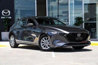 2026 Mazda 3 BP2H7A G20 SKYACTIV-Drive Pure Machine Grey 6 Speed Sports Automatic Hatchback.