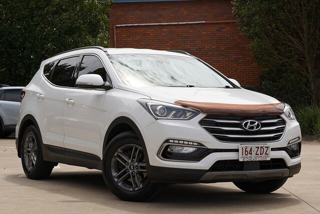 Used Hyundai Santa Fe DM5 MY18 Active Toowoomba, 2018 Hyundai Santa Fe DM5 MY18 Active White 6 Speed Sports Automatic Wagon