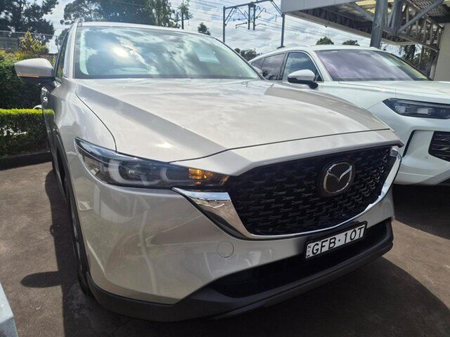 Used Mazda CX-5 KF2WLA G25 SKYACTIV-Drive FWD Maxx Sport Waitara, 2024 Mazda CX-5 KF2WLA G25 SKYACTIV-Drive FWD Maxx Sport Gold 6 Speed Sports Automatic Wagon