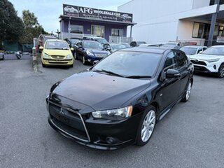 2015 Mitsubishi Lancer CJ MY15 GSR Sportback Black 5 Speed Manual Hatchback.