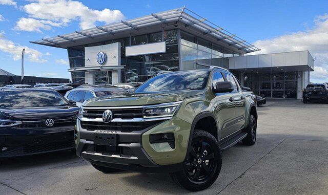 New Volkswagen Amarok NF MY26 TDI600 4MOTION Perm PanAmericana Belconnen, 2026 Volkswagen Amarok NF MY26 TDI600 4MOTION Perm PanAmericana Green 10 Speed Automatic Utility