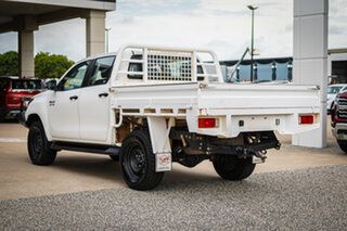 2020 Toyota Hilux GUN126R SR Double Cab White 6 Speed Sports Automatic Cab Chassis.