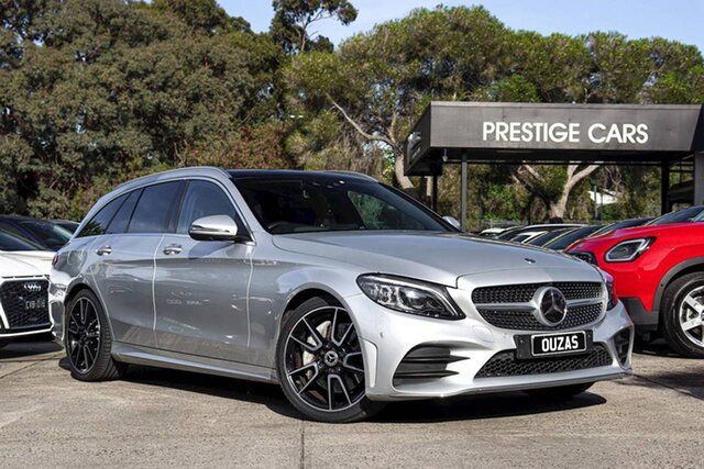 Used Mercedes-Benz C-Class S205 809MY C300 Estate 9G-Tronic Balwyn, 2019 Mercedes-Benz C-Class S205 809MY C300 Estate 9G-Tronic Silver 9 Speed Sports Automatic Wagon