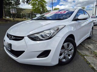 2012 Hyundai Elantra MD2 Active White 6 Speed Sports Automatic Sedan