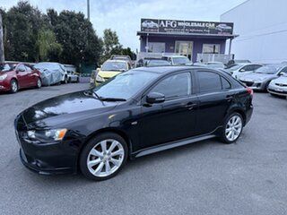 2015 Mitsubishi Lancer CJ MY15 GSR Sportback Black 5 Speed Manual Hatchback