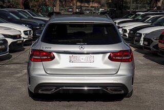 2019 Mercedes-Benz C-Class S205 809MY C300 Estate 9G-Tronic Silver 9 Speed Sports Automatic Wagon