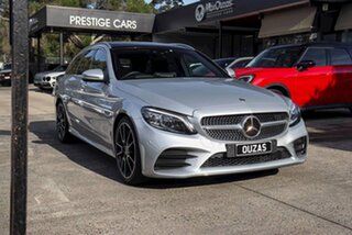 2019 Mercedes-Benz C-Class S205 809MY C300 Estate 9G-Tronic Silver 9 Speed Sports Automatic Wagon
