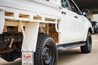 2020 Toyota Hilux GUN126R SR Double Cab White 6 Speed Sports Automatic Cab Chassis