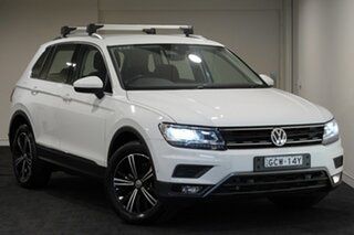 2017 Volkswagen Tiguan 5N MY18 132 TSI White Auto Active Select Wagon.