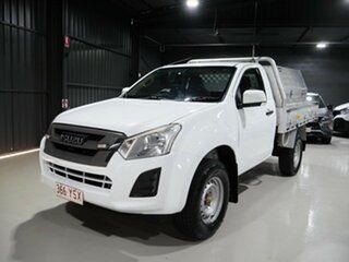 2018 Isuzu D-MAX MY18 SX 4x2 High Ride White 6 Speed Sports Automatic Cab Chassis.