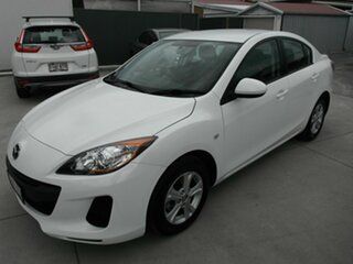 2013 Mazda 3 BL Series 2 MY13 Neo Pearl White 5 Speed Automatic Sedan.