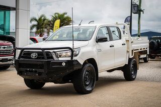 2020 Toyota Hilux GUN126R SR Double Cab White 6 Speed Sports Automatic Utility