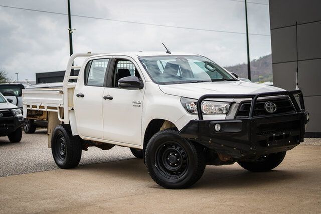 Used Toyota Hilux GUN126R SR Double Cab Townsville, 2020 Toyota Hilux GUN126R SR Double Cab White 6 Speed Sports Automatic Utility